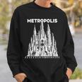フリッツ・ラングのメトロポリス サイレントsfクラシック スウェットシャツ 彼への贈り物