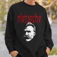フリードリヒ・ニーチェ-金属の哲学者の設計 スウェットシャツ 彼への贈り物