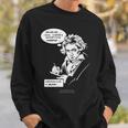 ベートーヴェン デザイン 第5交響曲 ダ、ダ、ダ ベートーヴェン 長袖tシャツ スウェットシャツ 彼への贈り物