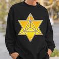 マカバ神聖幾何学ヨガスピリチュアリティ瞑想トレンド スウェットシャツ 彼への贈り物