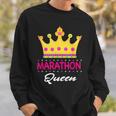 マラソン クイーン ランナー ランニング マラソン 好き 面白い スウェットシャツ 彼への贈り物