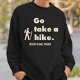 モンブランフランスgo Take A Hike レトロ スウェットシャツ 彼への贈り物