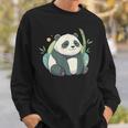 リラックス竹林ぽっちゃりパンダ美学 スウェットシャツ 彼への贈り物