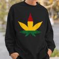 レゲエtシャツとラスタカラーtシャツ メンズ スウェットシャツ 彼への贈り物