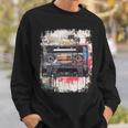 レトロスタイル オールドスクールミュージックテープ カセット ヴィンテージ ミックステープ 長袖tシャツ スウェットシャツ 彼への贈り物