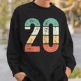 ヴィンテージナンバー20 永遠の20周年記念 スウェットシャツ 彼への贈り物