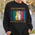 写真家 It's A Lifestyle おもしろtシャツ 写真好きのギフト スウェットシャツ 彼への贈り物