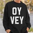 愉快なユダヤ人ユーモア Oyey ジディッシュ イスラエル ヘブライ語 ハヌカー スウェットシャツ 彼への贈り物