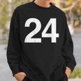 背番号24 番号付きシャツ番号 スウェットシャツ 彼への贈り物