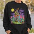 自転車デイホフマントリップ サイケデリックコミックスタイル ヒッピー スウェットシャツ 彼への贈り物
