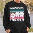 親知らず 抜歯 歯科手術 親知らず 除去 長袖tシャツ スウェットシャツ 彼への贈り物