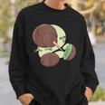 面白いキウイの鳥とキウイのフルーツキウイ、キウイの鳥好き。 スウェットシャツ 彼への贈り物