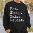 食べる。寝る。サルサ。繰り返す。 スウェットシャツ 彼への贈り物