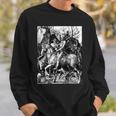 騎士と死と悪魔 アルブレヒト・デューラー1513 長袖tシャツ スウェットシャツ 彼への贈り物