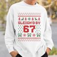 67 Santa Sleigh Ugly Christmas Sweatshirt Gifts for Him