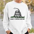 Don't Tread On Me 2Nd Amendment 愛国心が強いノベルティアイテム スウェットシャツ 彼への贈り物