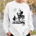 Don Quixote アートワーク 長袖tシャツ スウェットシャツ 彼への贈り物