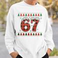 67 Six Seven Squad Meme Christmas Ugly Sweater Sweatshirt Gifts for Him