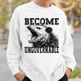 Raccoon Become Ungovernable ビンテージ グラフィック パンダ ミーム スウェットシャツ 彼への贈り物