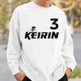 Keirin レッド ナンバー3 レッド ナンバー3 レーシング スウェットシャツ 彼への贈り物