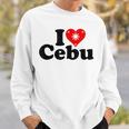 I Love Heart Cebu フィリピン諸島 スウェットシャツ 彼への贈り物