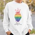 Love Wins Always Lgbt Lgbtq レインボープライド月間サポート スウェットシャツ 彼への贈り物
