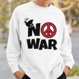 No War 反戦 平和の鳩 スウェットシャツ 彼への贈り物