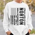 Norton 苗字 urname Team Norton Family Reunion 長袖tシャツ スウェットシャツ 彼への贈り物
