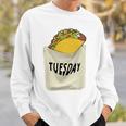 Trendy Taco Tuesday Pocket Food Humour スウェットシャツ 彼への贈り物