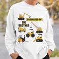 キッズ Big Brother ブルドーザーフォークリフトショベルに昇進。 スウェットシャツ 彼への贈り物