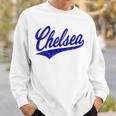 チェルシー ロンドン イングランド バーシティ スクリプト クラシック スポーツ ジャージ スウェットシャツ 彼への贈り物