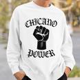 チカーノパワー メキシコ メキシコ ラティーナ ラテンクス ラザノ ラ ミグラ スウェットシャツ 彼への贈り物