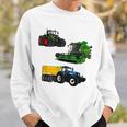 トラクター トラクター コンバインハーベスター 農家 農業 スウェットシャツ 彼への贈り物