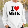 ハートミルクが大好き スウェットシャツ 彼への贈り物