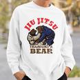 ブラジリアン柔術 Bjj クマのように訓練する 長袖tシャツ スウェットシャツ 彼への贈り物