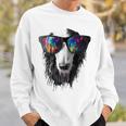 ボルゾイ 犬 モチーフ ペット イラスト サングラス ボルゾイ スウェットシャツ 彼への贈り物