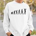 人類の進化 ネタ ゴルファー ゴルフ ゴルフ好き ゴルフファン おもしろ ゴルフ部 スウェットシャツ 彼への贈り物