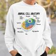 動物細胞の解剖学 生物学者 理科学生 スウェットシャツ 彼への贈り物