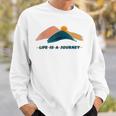 宗教神学 Life Is A Journey 宗教への旅 スウェットシャツ 彼への贈り物