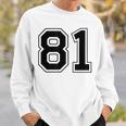 番号 81 スウェットシャツ 彼への贈り物