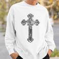 背中に十字架 大きな十字架 クリスチャン スウェットシャツ 彼への贈り物