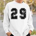 背番号 29 チーム短大スポーツ背番号付きユニフォーム スウェットシャツ 彼への贈り物