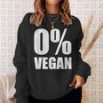 0 ビーガンゼロ パーセントビーガンカーニボア スウェットシャツ 彼女への贈り物