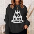 40年のお祝い イベント、記念日、誕生日。 スウェットシャツ 彼女への贈り物