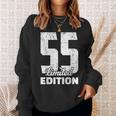 55歳の誕生日 限定版 記念日 ヴィンテージ 55歳 スウェットシャツ 彼女への贈り物