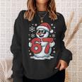6 7 Snowman Christmas Pajamas 67 Meme Six Seven Bruh Sweatshirt Gifts for Her 6 7 Snowman Christmas Pajamas 67 Meme Six Seven Bruh Sweatshirt Gifts for Her