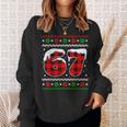 67 Meme Six Seven Meme Slang Christmas Ugly Sweater Sweatshirt Gifts for Her