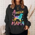 Australian Shepherd Mama Colorful Australian Shepherd Mom Sweatshirt Unisex Gifts for Her