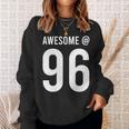 Awesome At 96 面白い96歳の誕生日のお祝いに 長袖tシャツ スウェットシャツ 彼女への贈り物