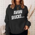 Awwhucksトウモロコシ好き 面白いことわざグラフィック スウェットシャツ 彼女への贈り物